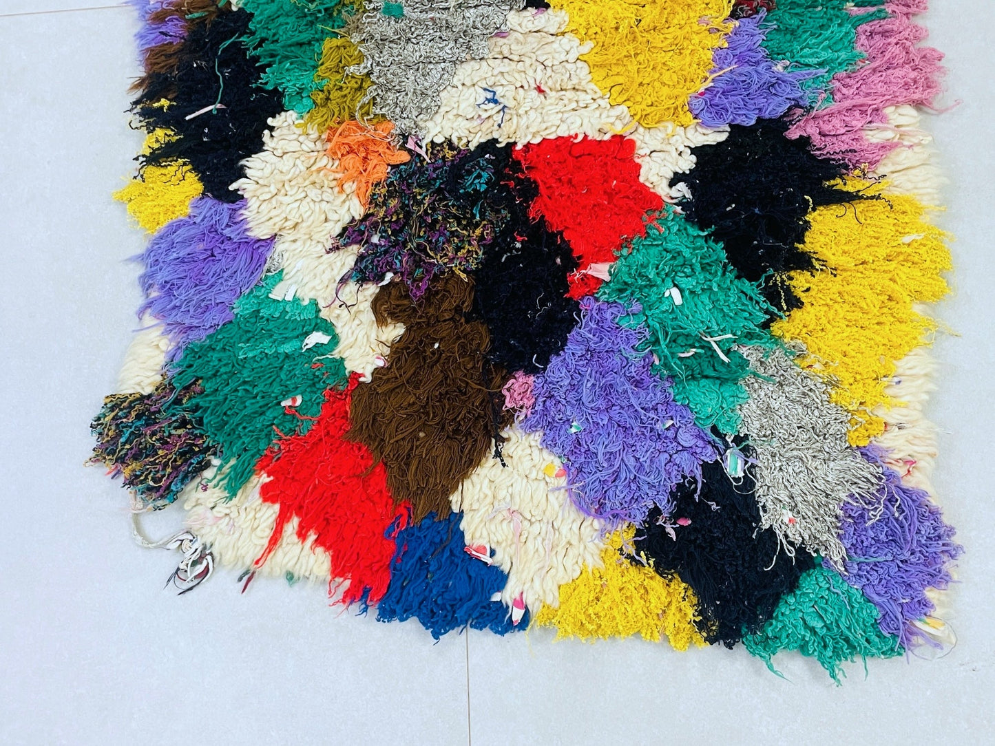 Moroccan Boucherouite Rug 2x5 - TB12