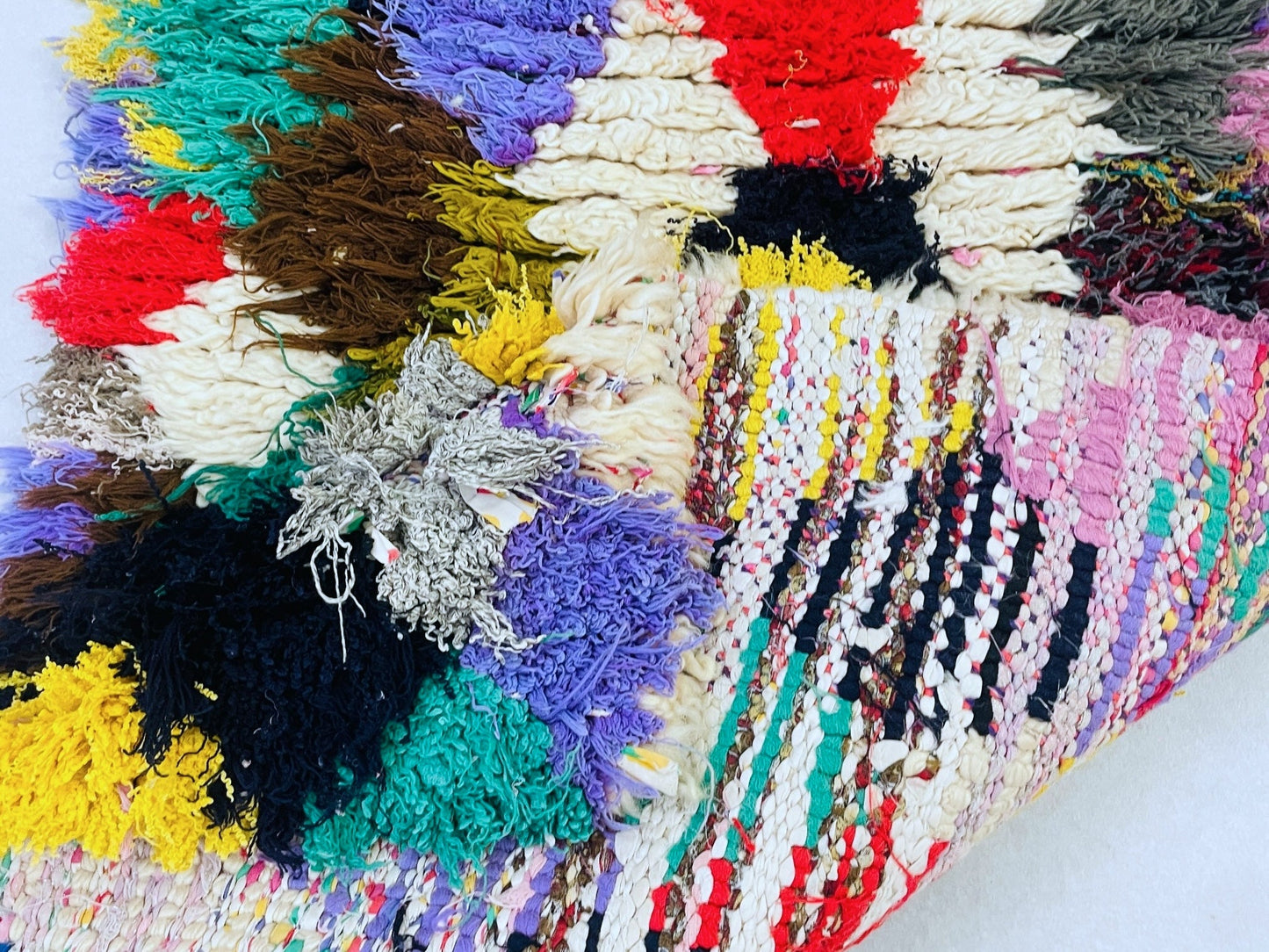 Moroccan Boucherouite Rug 2x5 - TB12