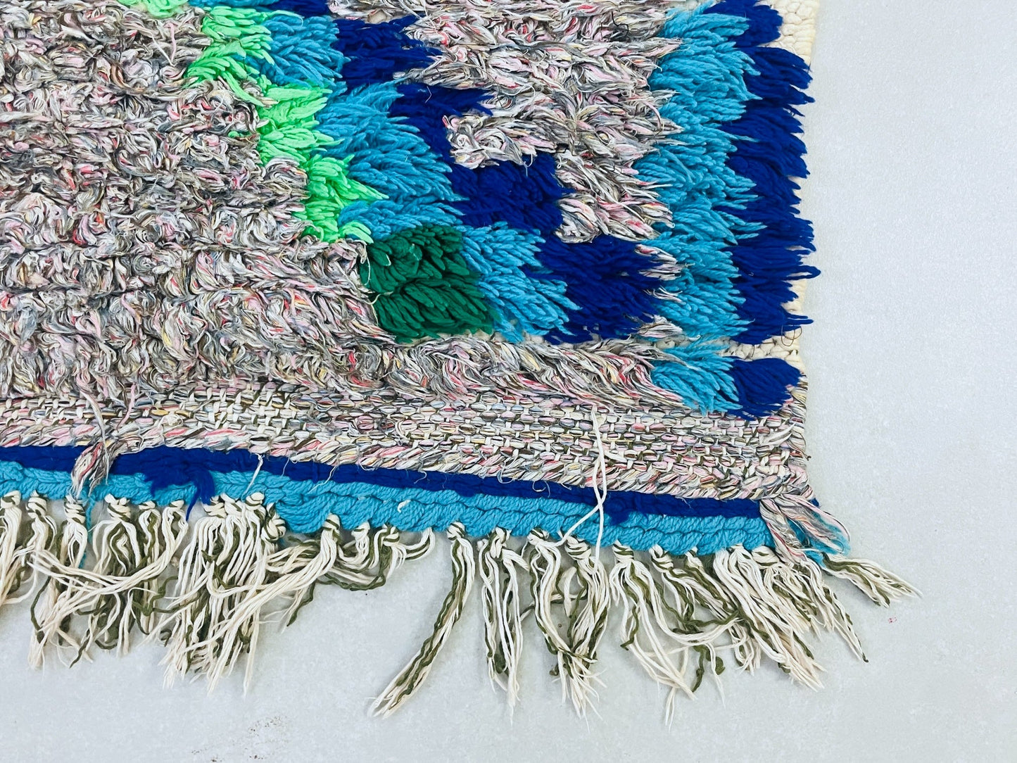 Moroccan Boucherouite Rug 4x8 - TB20