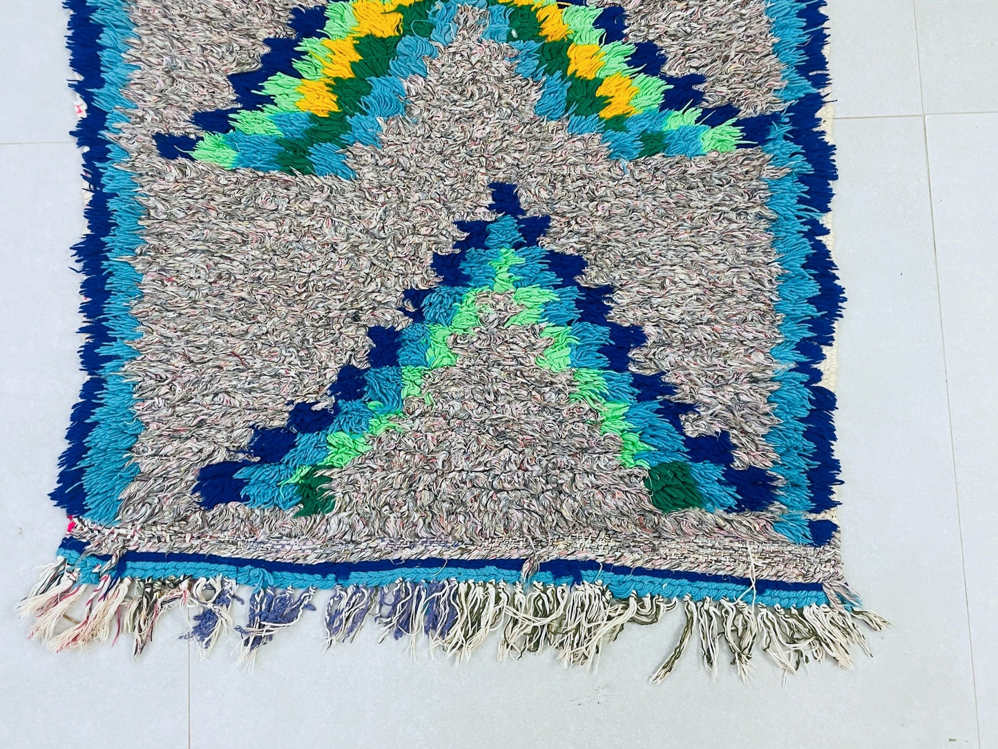 Moroccan Boucherouite Rug 4x8 - TB20