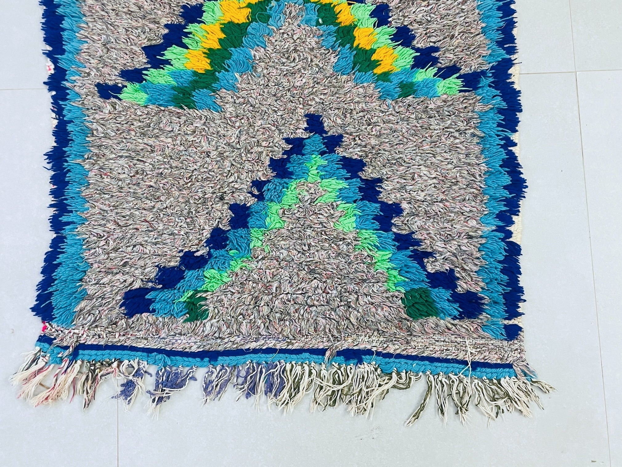 Moroccan Boucherouite Rug 4x8 - TB20
