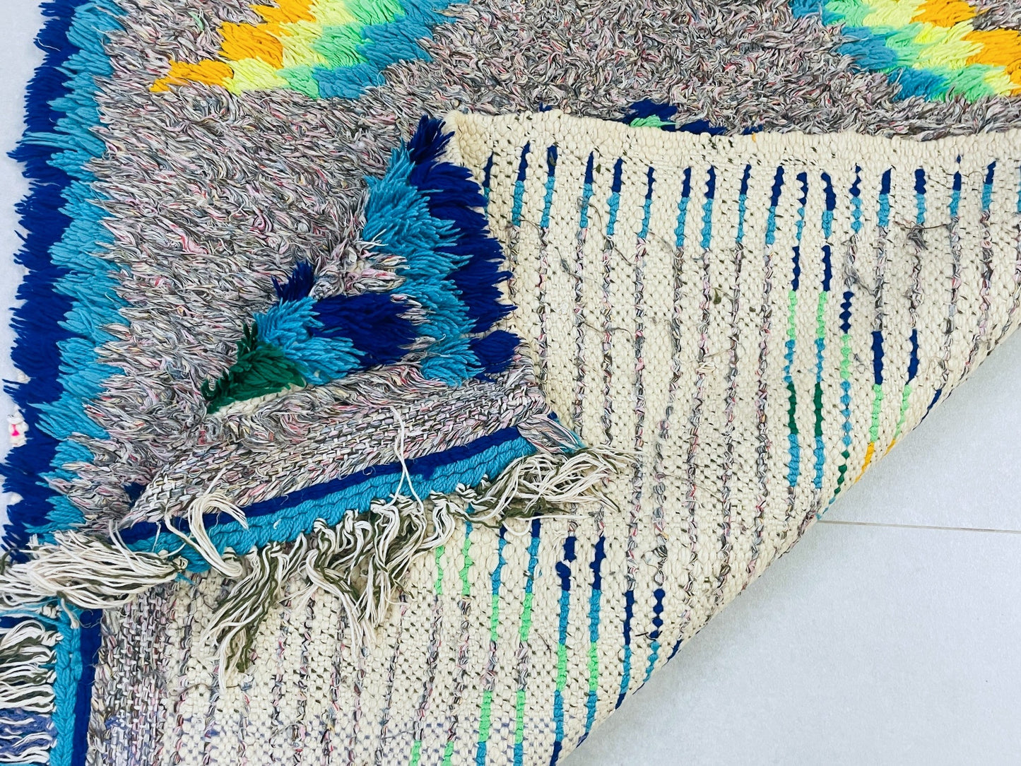 Moroccan Boucherouite Rug 4x8 - TB20