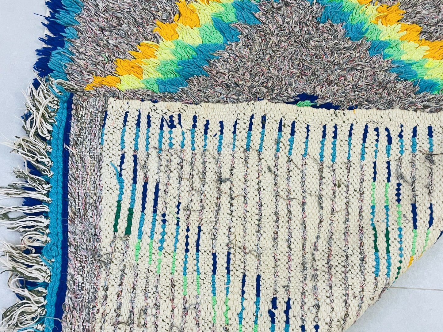 Moroccan Boucherouite Rug 4x8 - TB20