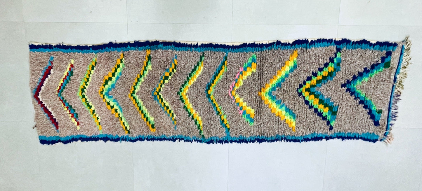 Moroccan Boucherouite Rug 4x8 - TB20