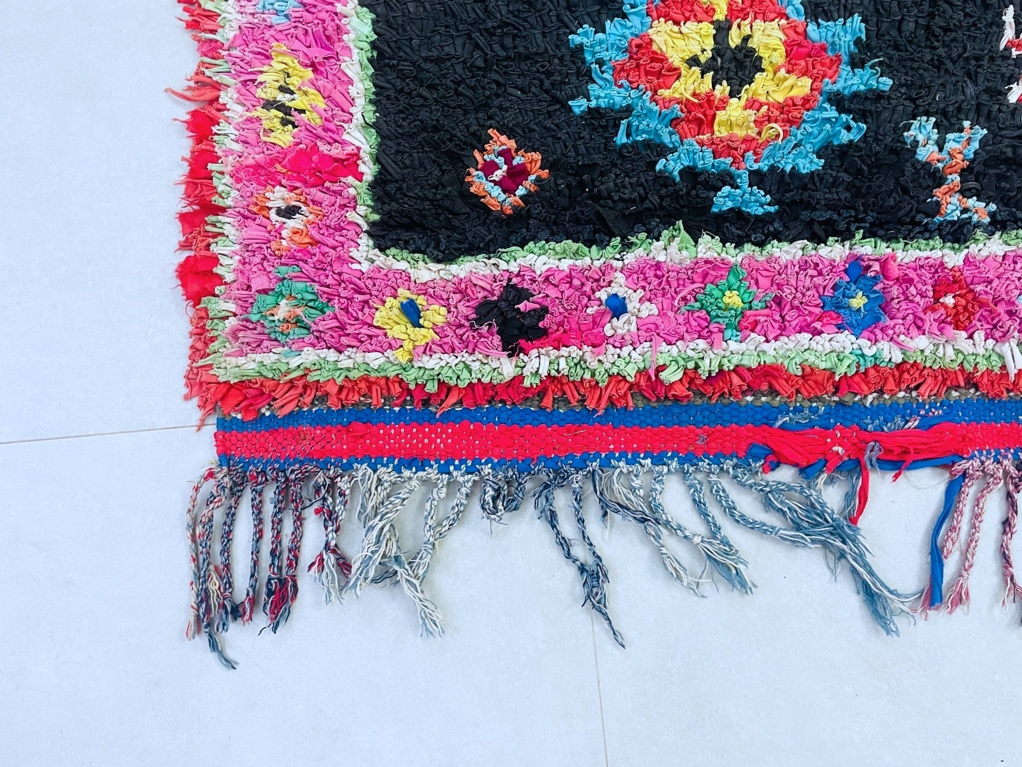 Boucherouite rug 5x9 - D63