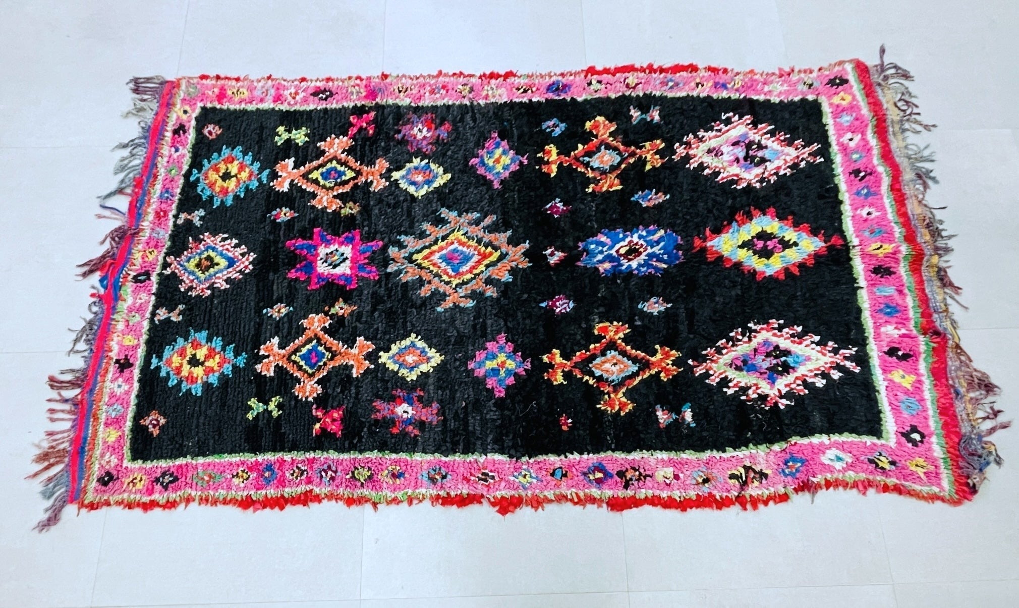 Boucherouite rug 5x9 - D63