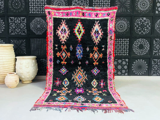 Boucherouite rug 5x9 - D63