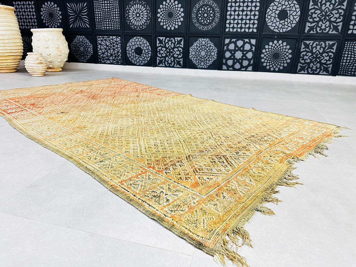Vintage rug 5x12 - G5231