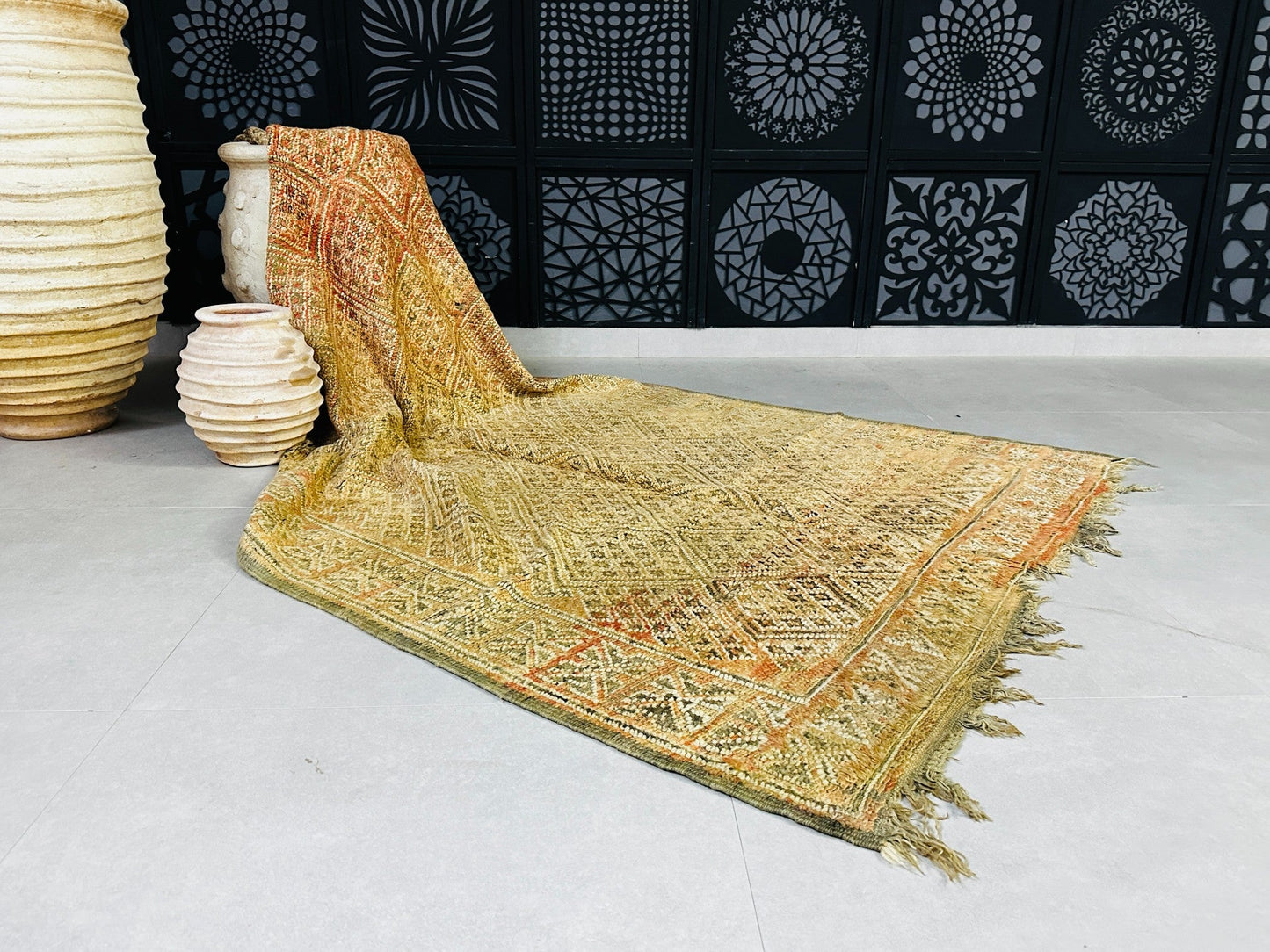 Vintage rug 5x12 - G5231