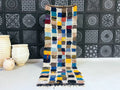 Moroccan Boucherouite Rug 3x9 ft - TB25