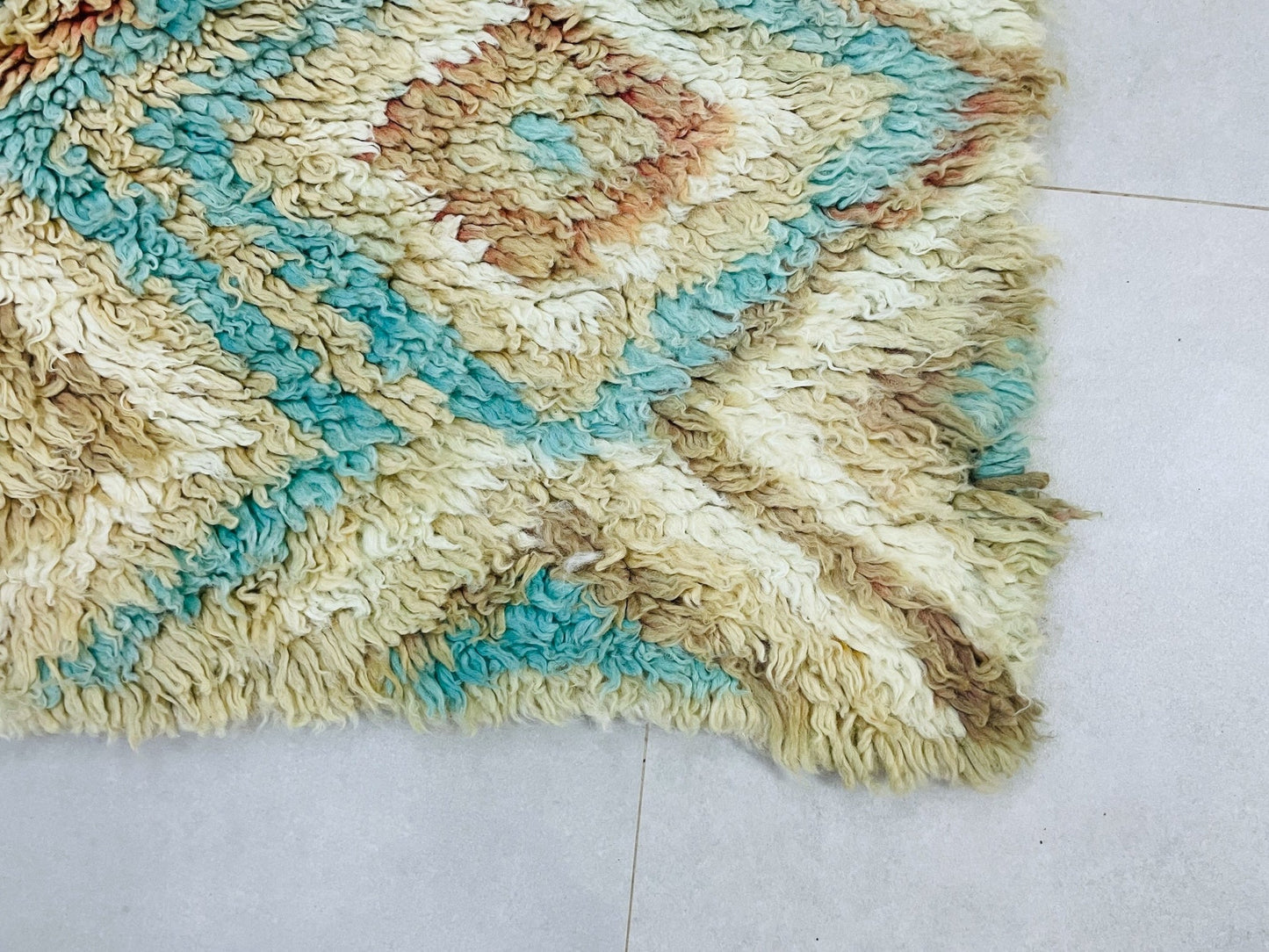 Moroccan Boucherouite Rug 3x5 ft - TB26