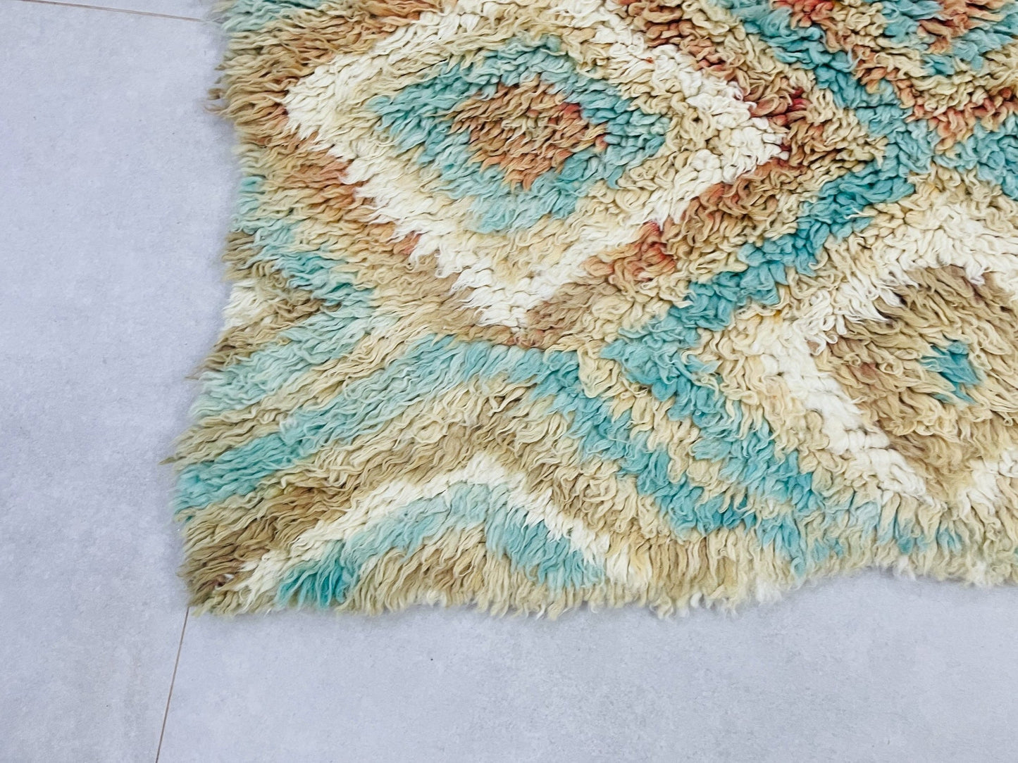 Moroccan Boucherouite Rug 3x5 ft - TB26