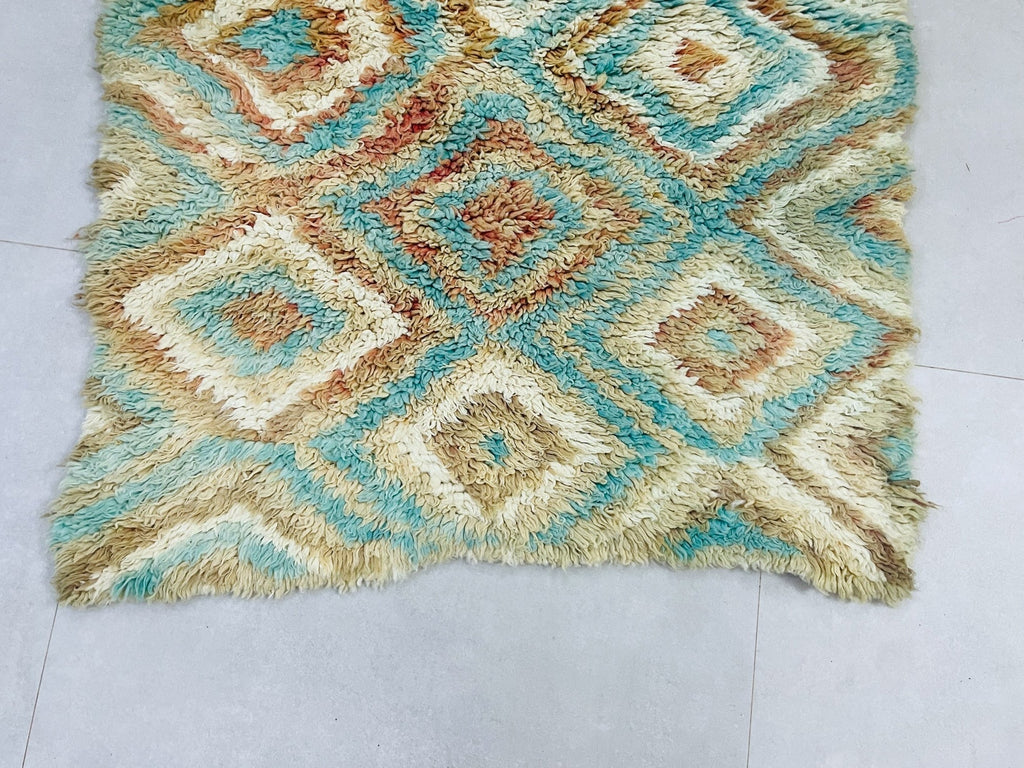 Moroccan Boucherouite Rug 3x5 ft - TB26
