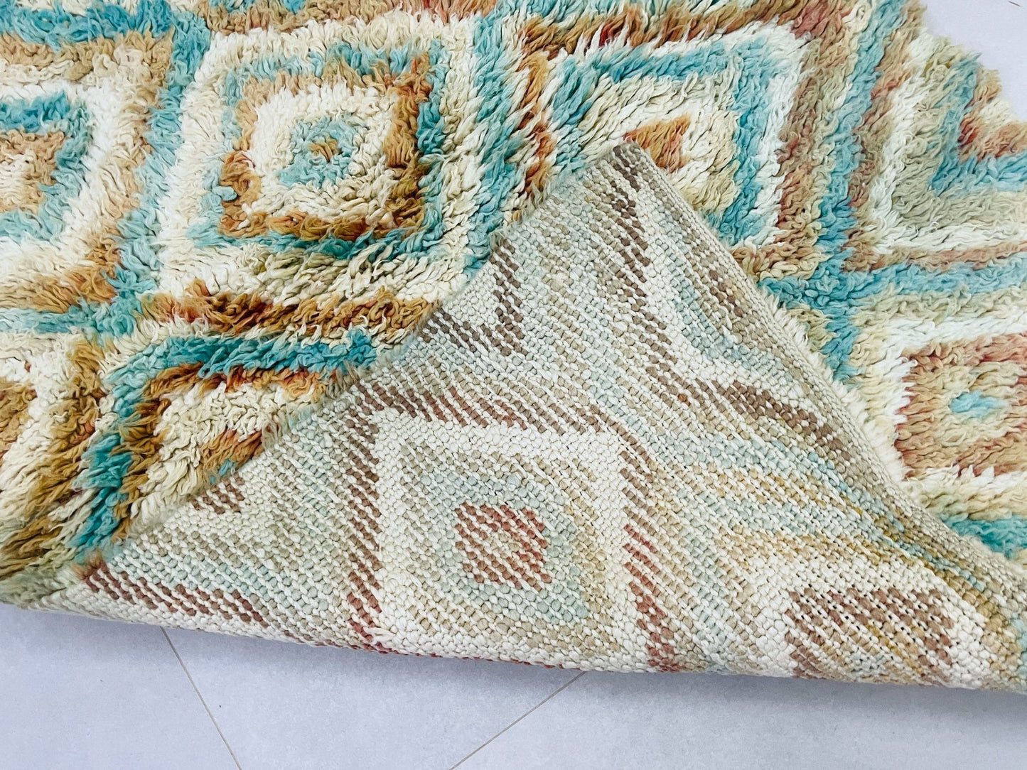 Moroccan Boucherouite Rug 3x5 ft - TB26