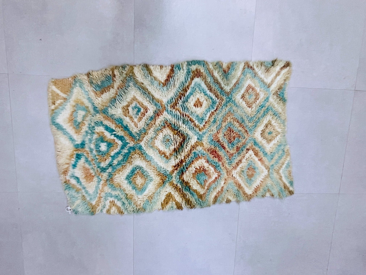 Moroccan Boucherouite Rug 3x5 ft - TB26