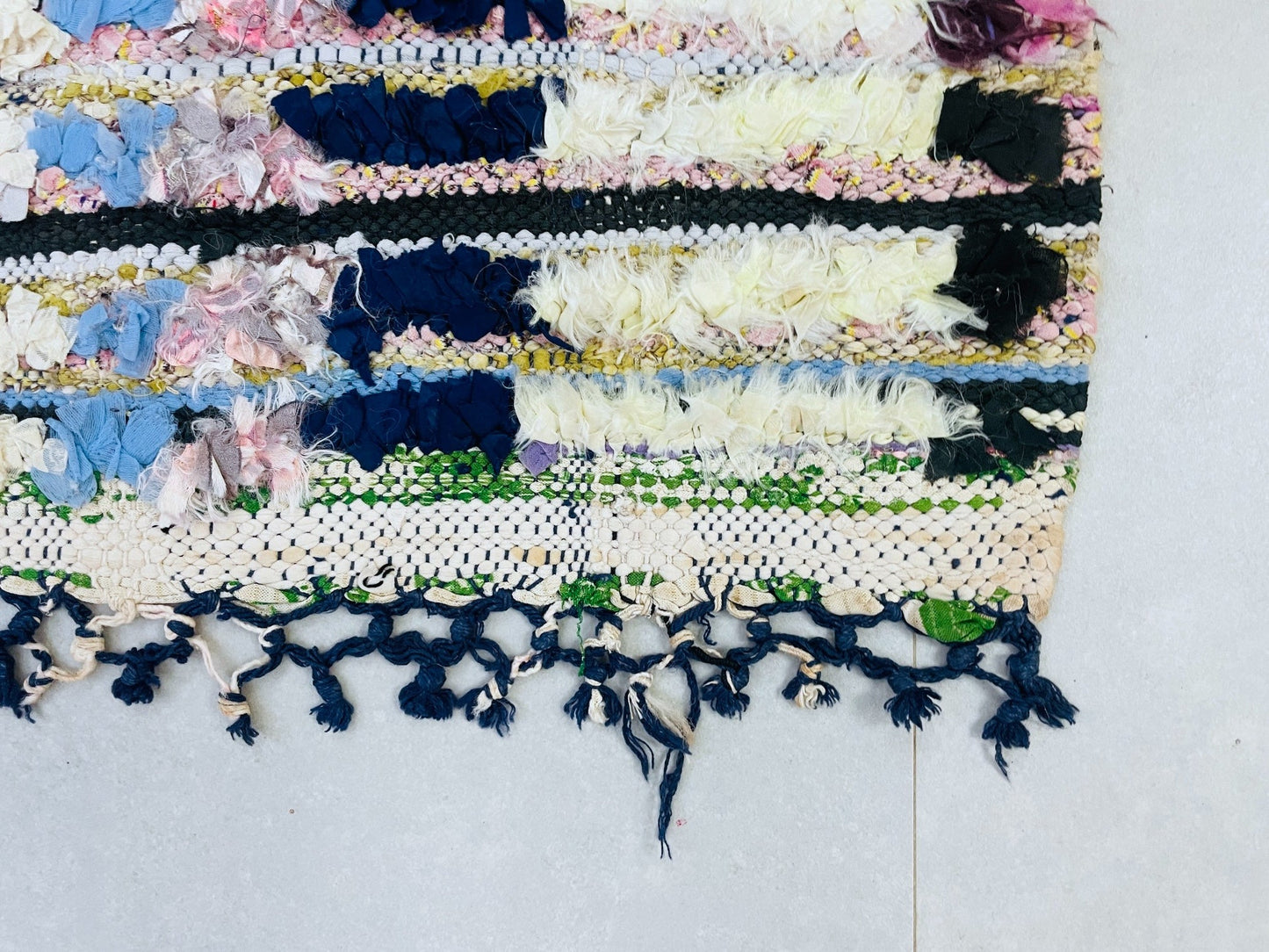 Moroccan Boucherouite Rug 3x5 ft - TB28