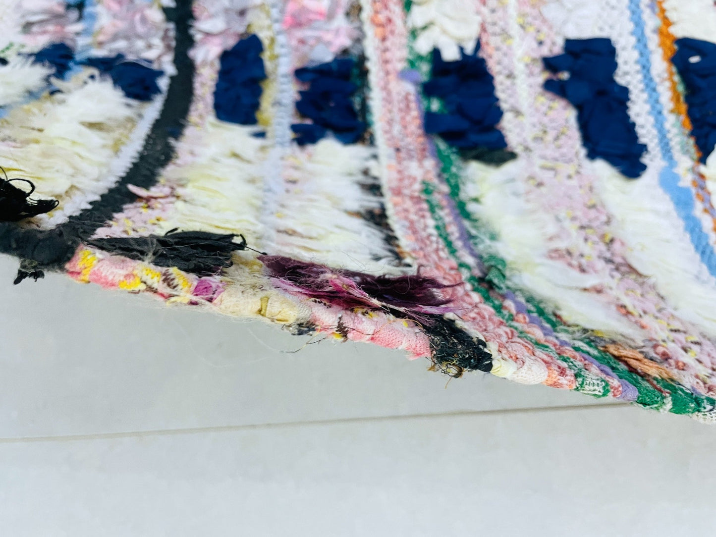 Moroccan Boucherouite Rug 3x5 ft - TB28