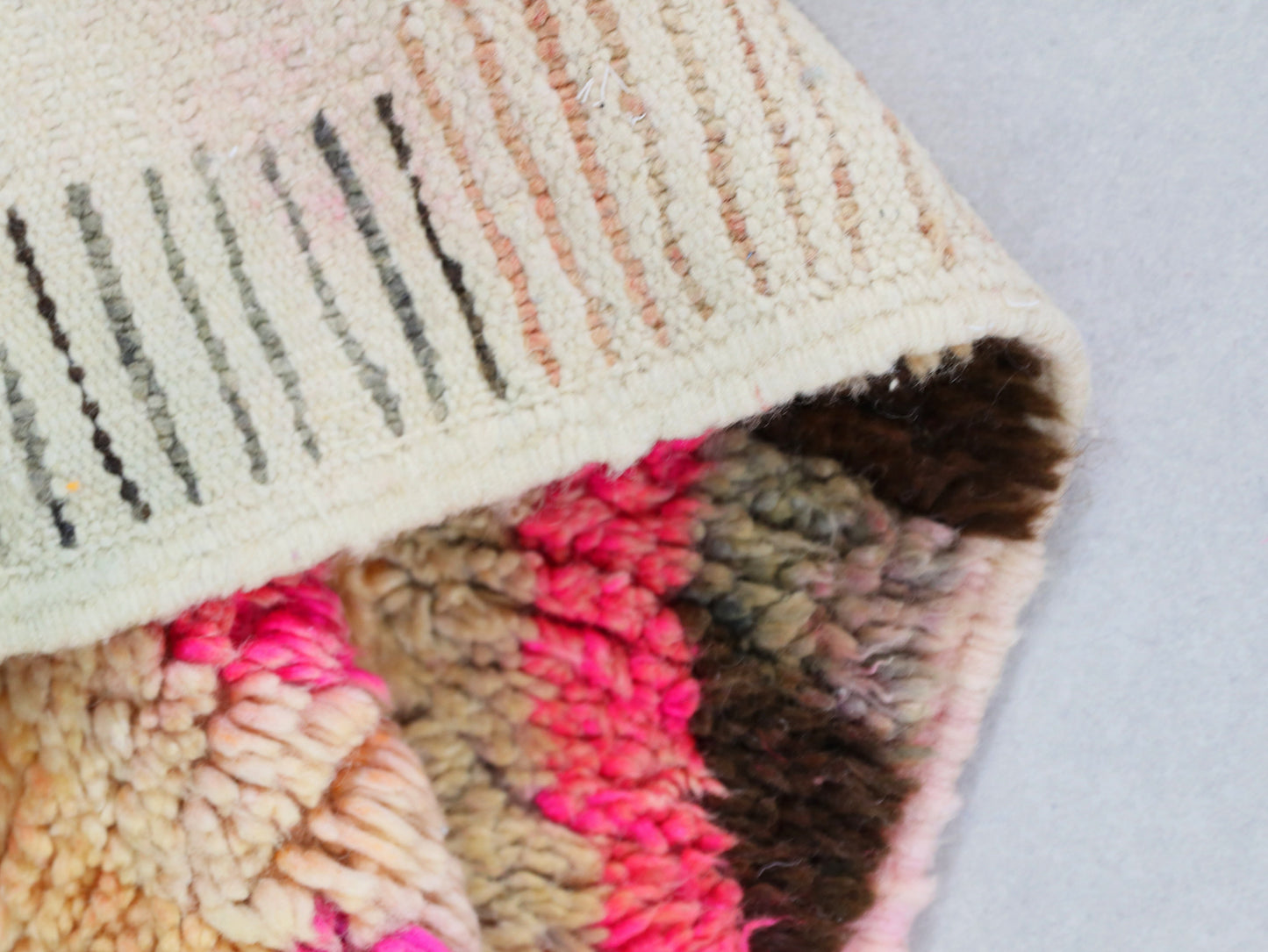 Moroccan Wool Rug 5x8 - B49