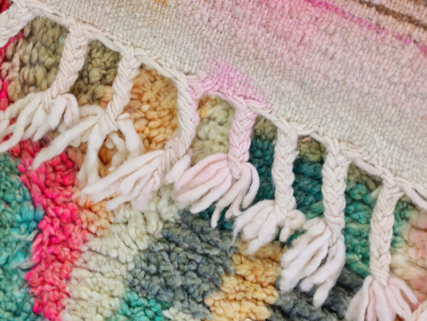 Moroccan Wool Rug 5x8 - B49