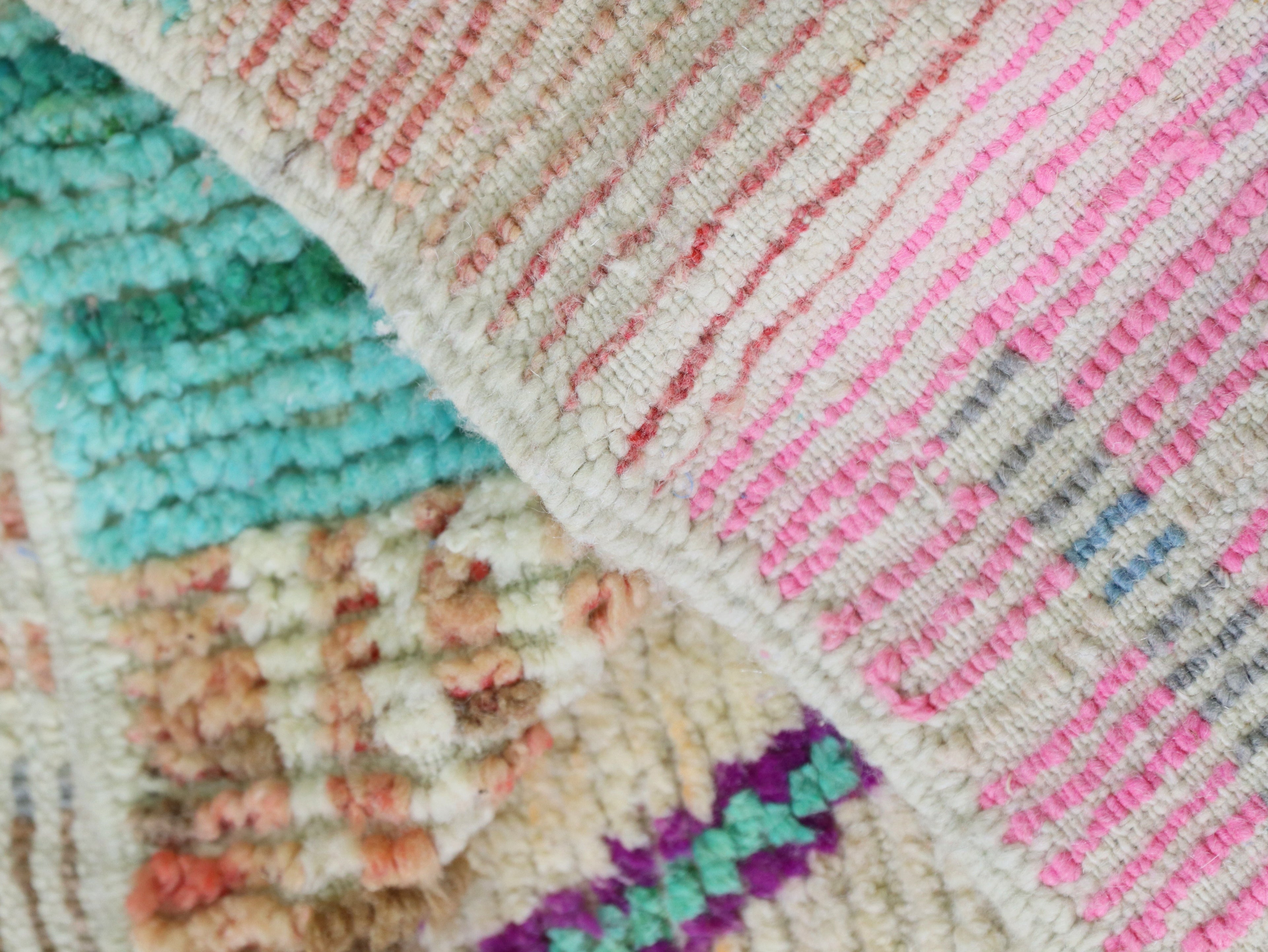Moroccan Wool Rug 7x9 - B47