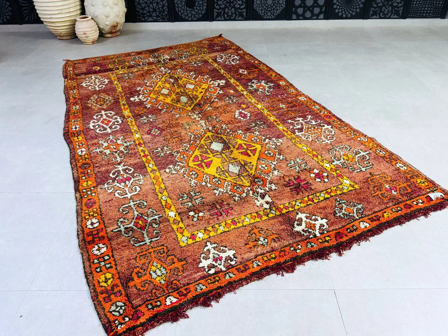 vintage Rug 7x12 - N7316