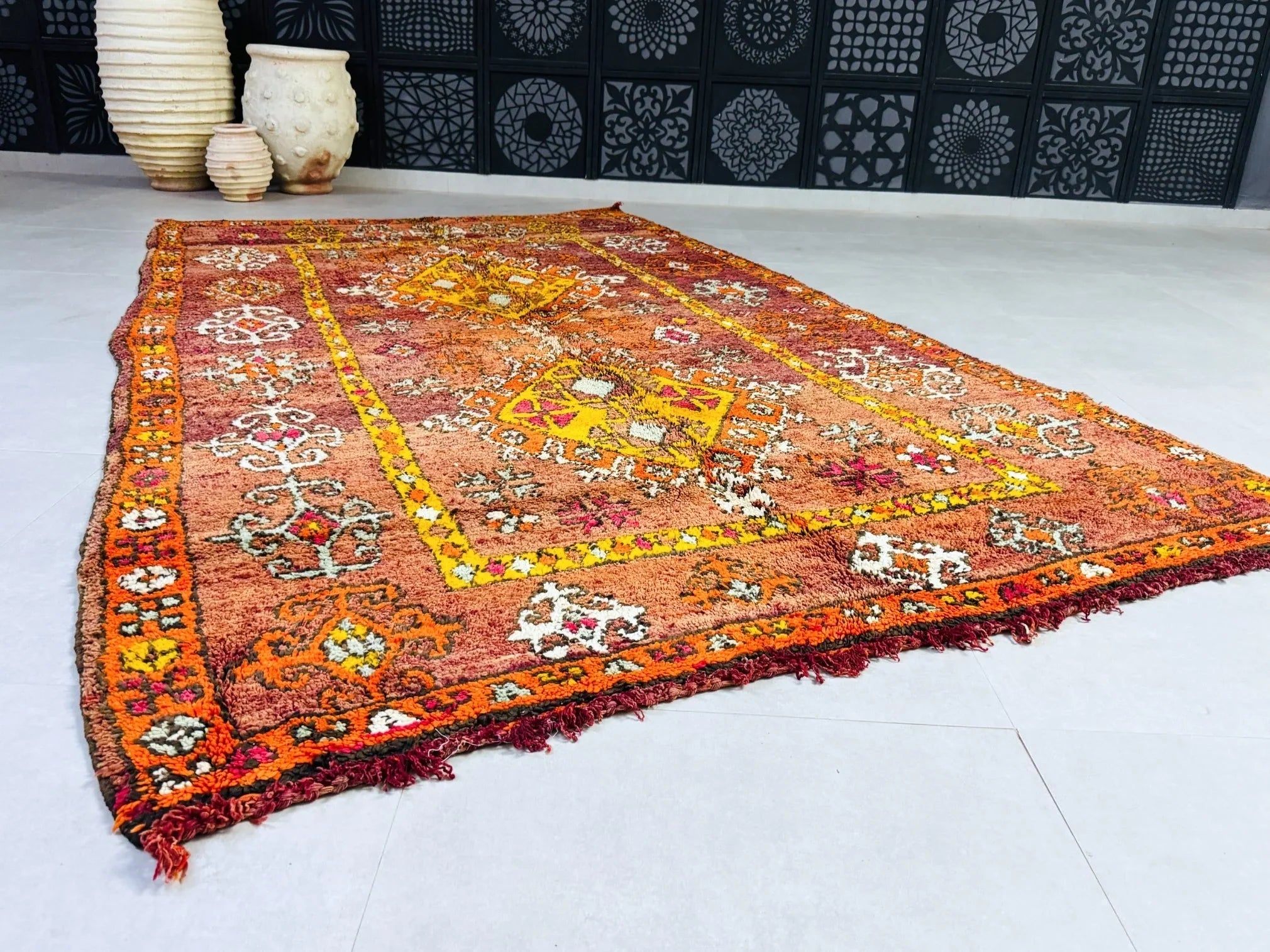 vintage Rug 7x12 - N7316
