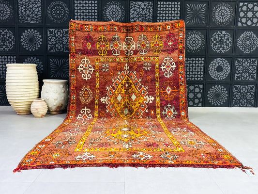 vintage Rug 7x12 - N7316