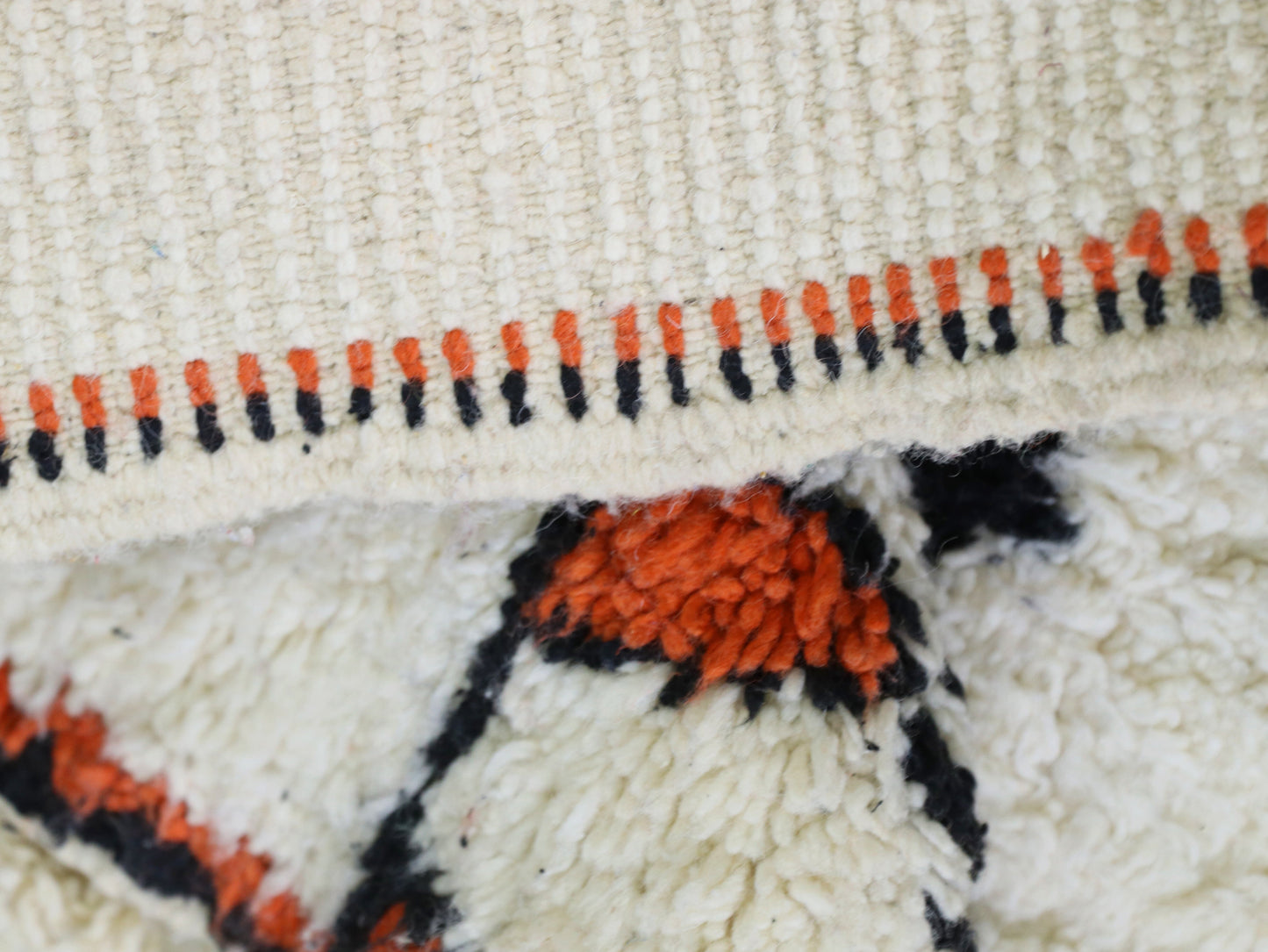 Handmade Moroccan Beni Ourain Rug 6x7 - B32