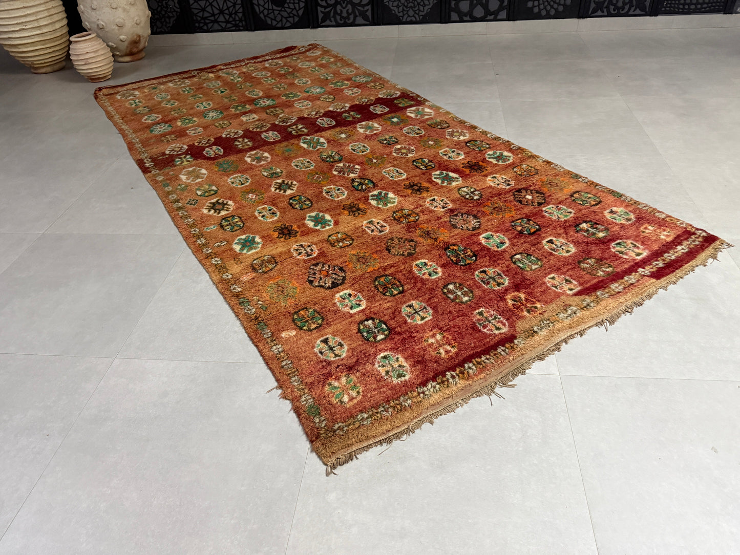 Vintage Moroccan Rug 6x12 - F80