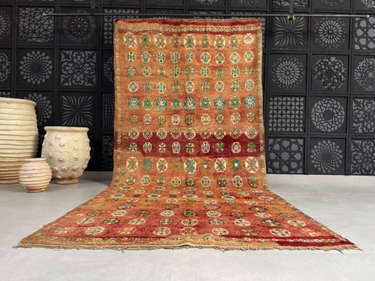 Vintage Moroccan Rug 6x12 - F80