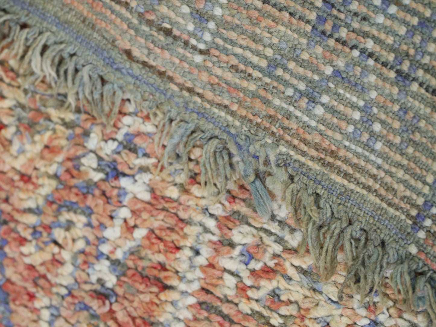 Vintage Moroccan Rug - Handwoven Wool Carpet 5x8 - C56