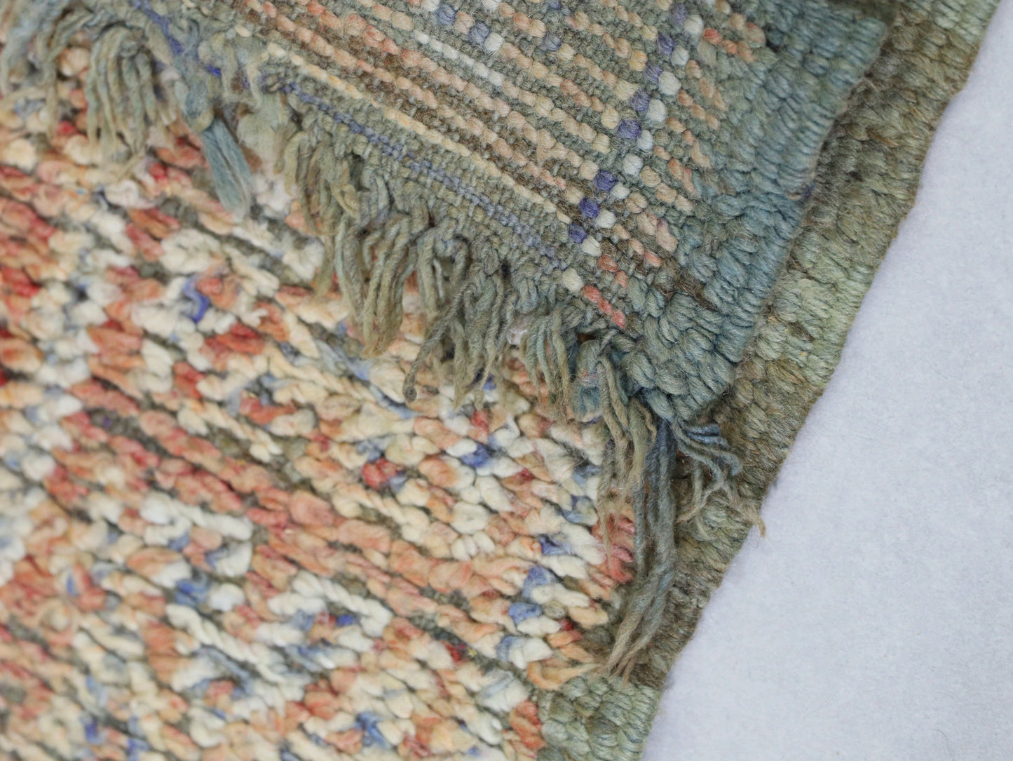 Vintage Moroccan Rug - Handwoven Wool Carpet 5x8 - C56