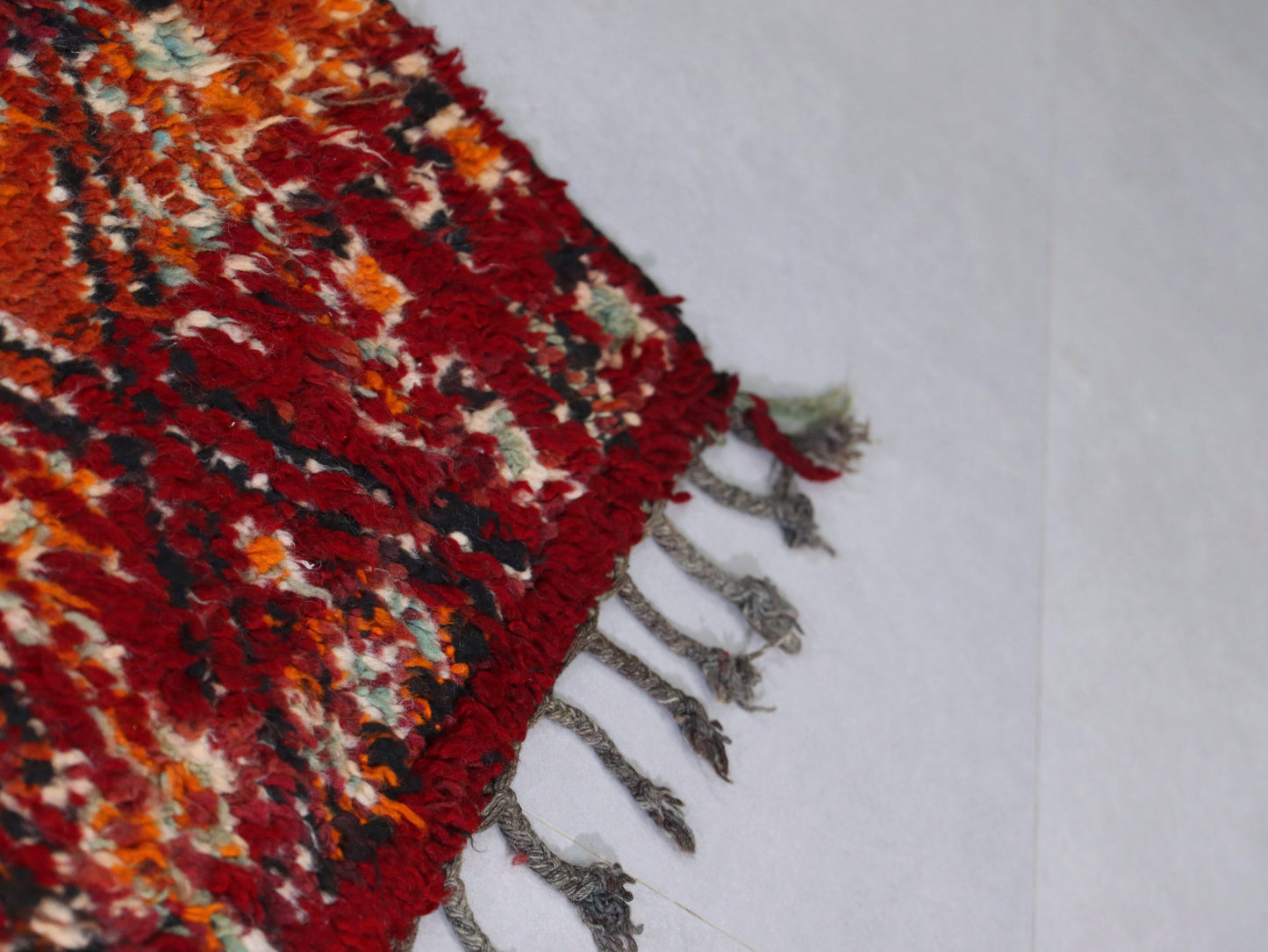 Handwoven Berber Wool Carpet 6x9 - Soft High-Quality Handmade Area Rug  - C65