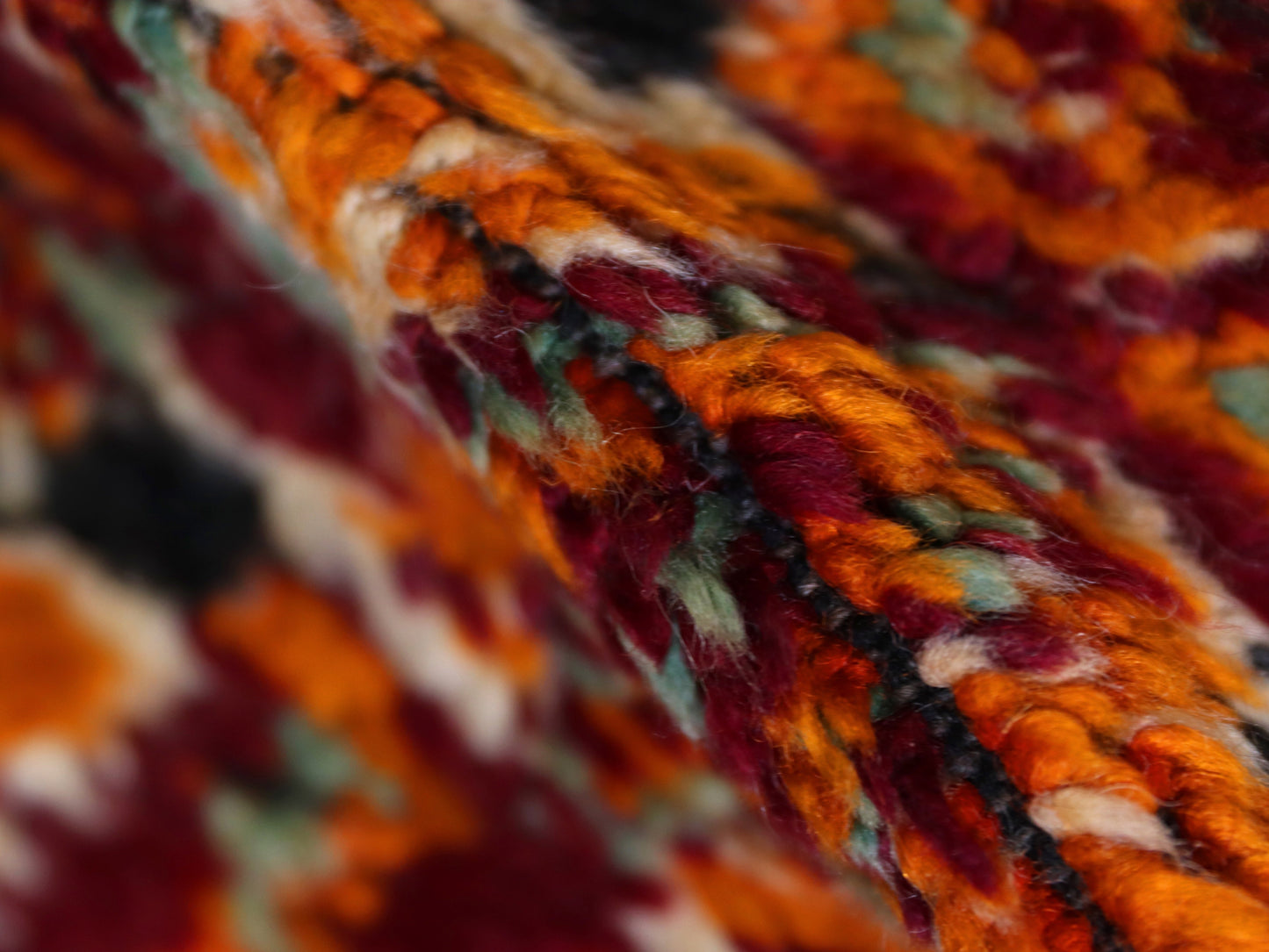 Handwoven Berber Wool Carpet 6x9 - Soft High-Quality Handmade Area Rug  - C65