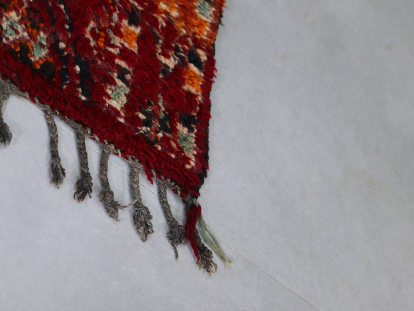 Handwoven Berber Wool Carpet 6x9 - Soft High-Quality Handmade Area Rug  - C65