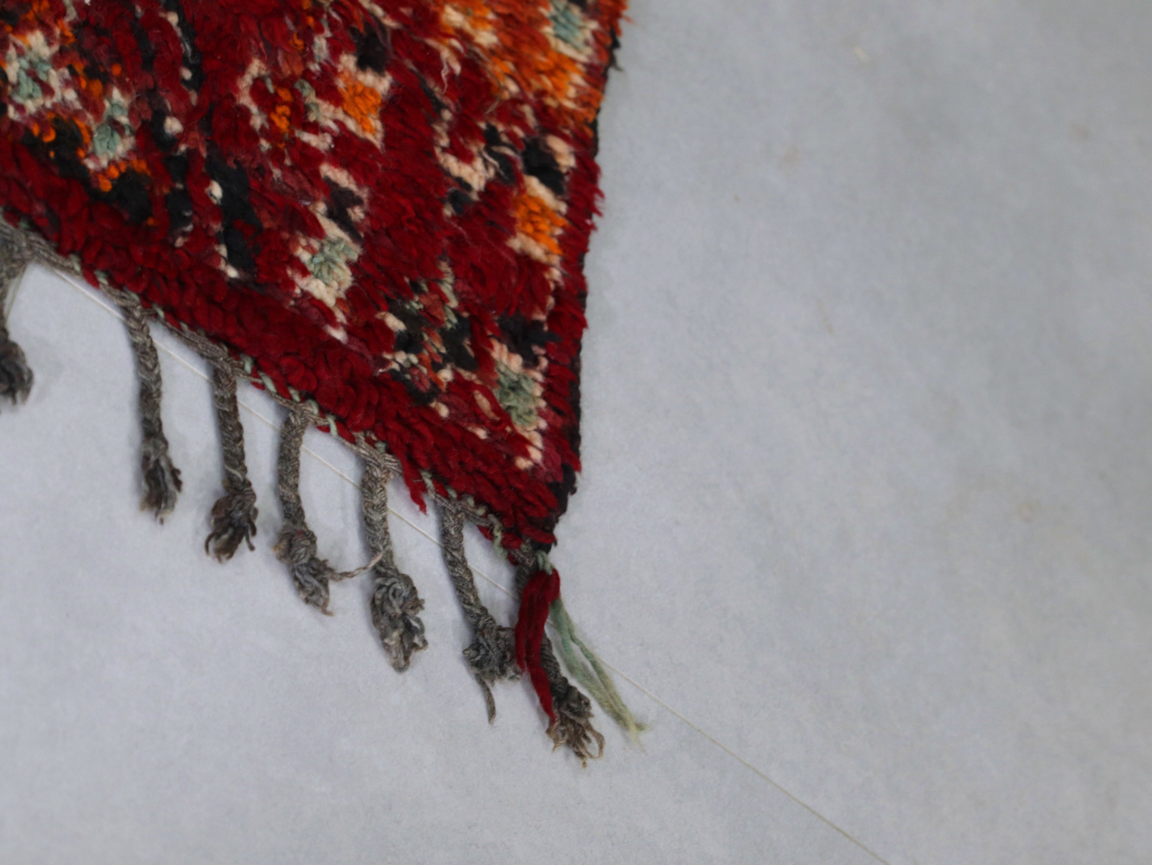 Handwoven Berber Wool Carpet 6x9 - Soft High-Quality Handmade Area Rug  - C65
