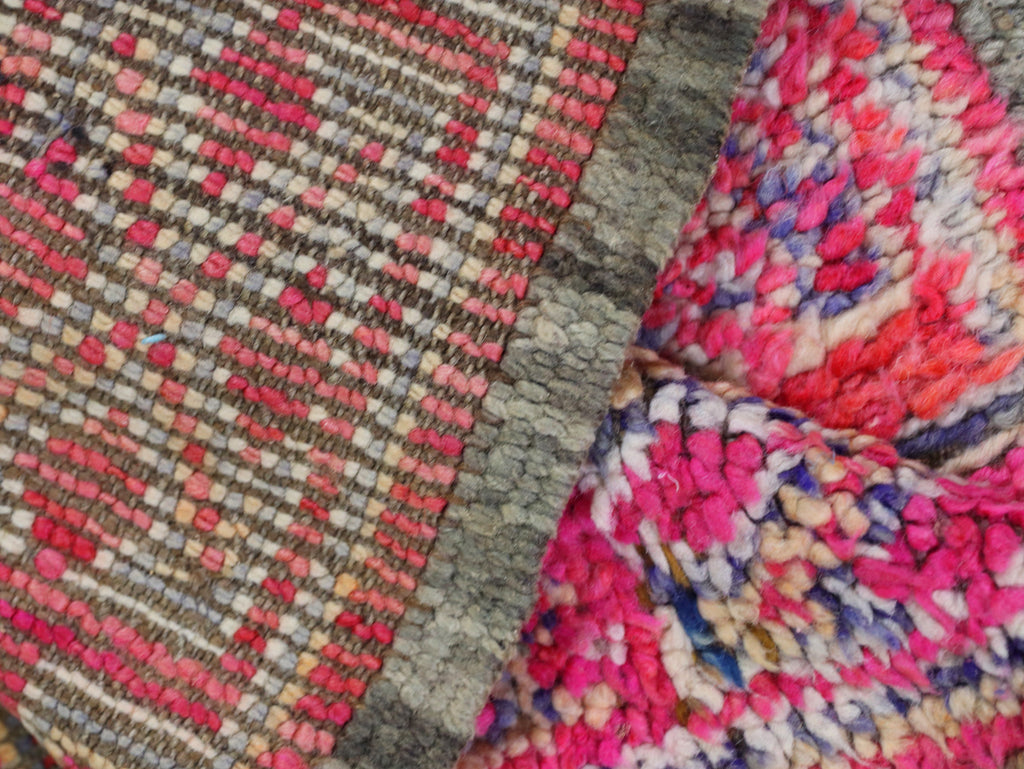 Vintage Moroccan rug ,  Wool Carpet 6x8 - C72