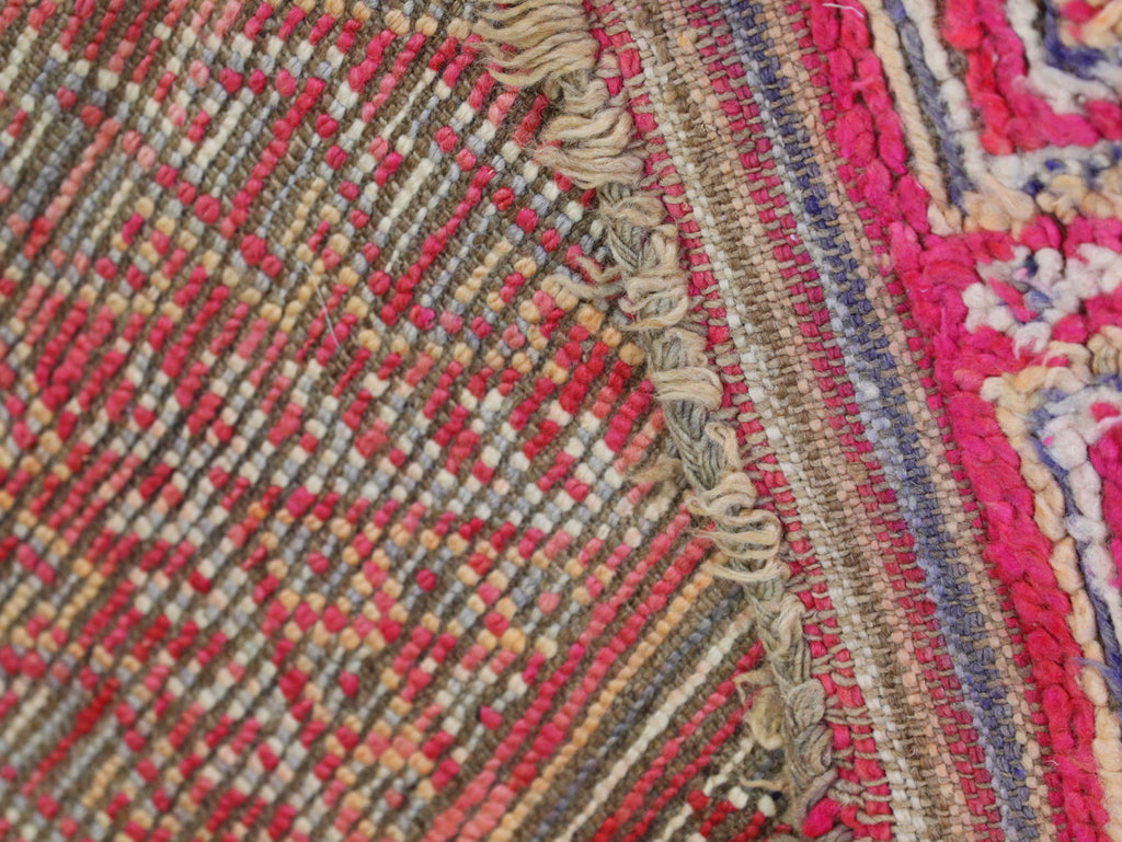 Vintage Moroccan rug ,  Wool Carpet 6x8 - C72