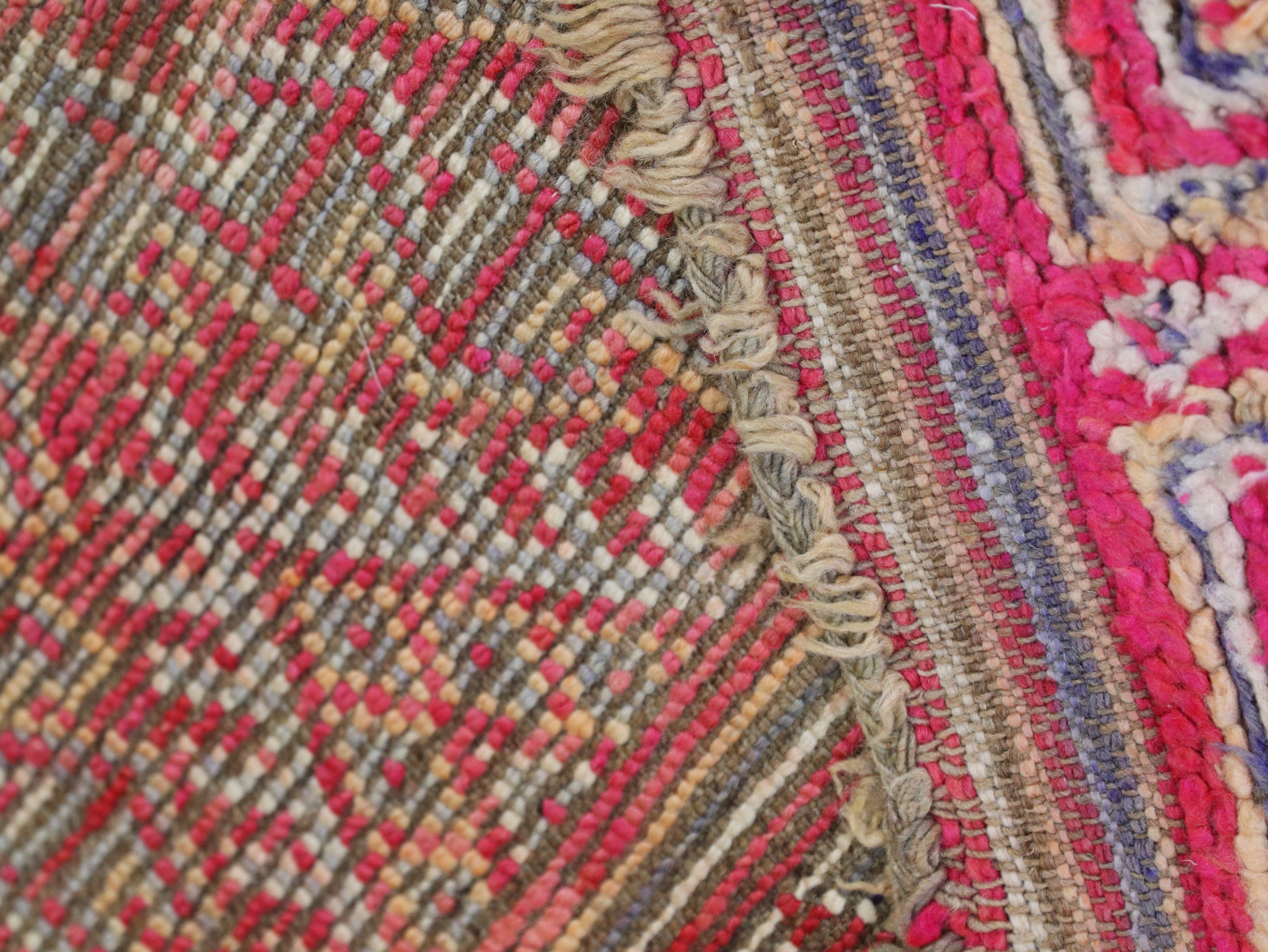 Vintage Moroccan rug ,  Wool Carpet 6x8 - C72