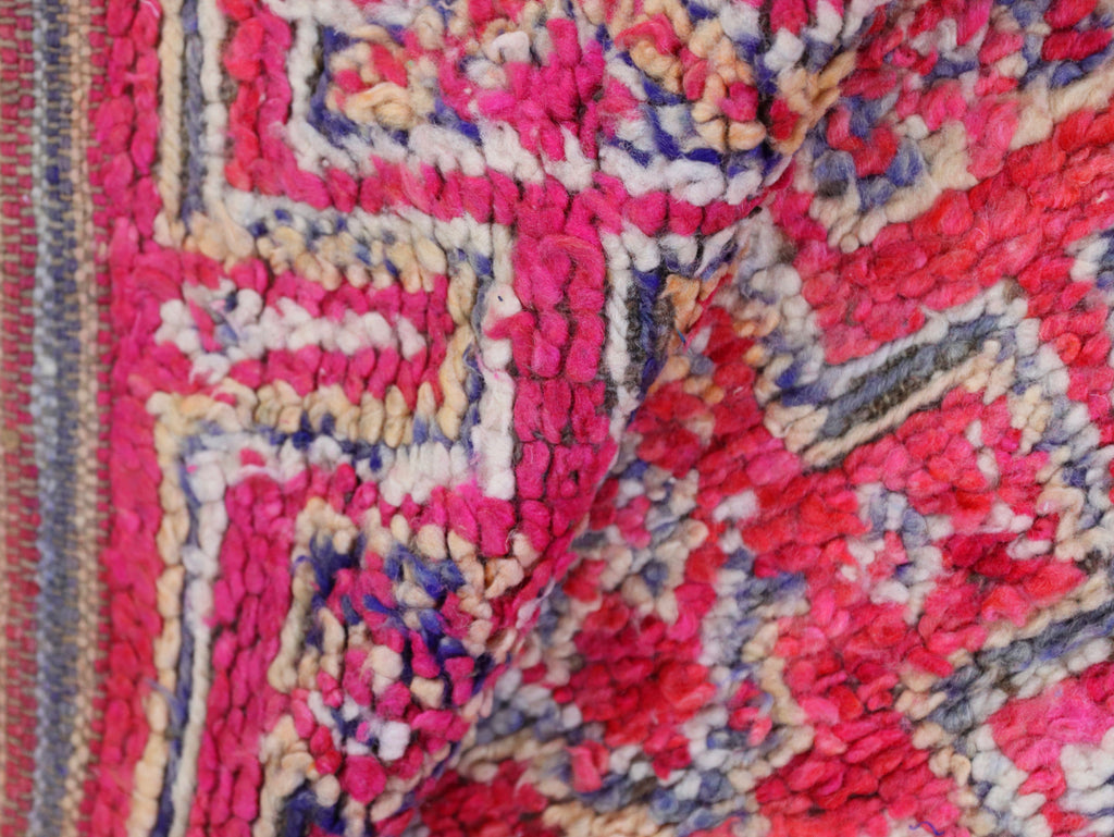 Vintage Moroccan rug ,  Wool Carpet 6x8 - C72