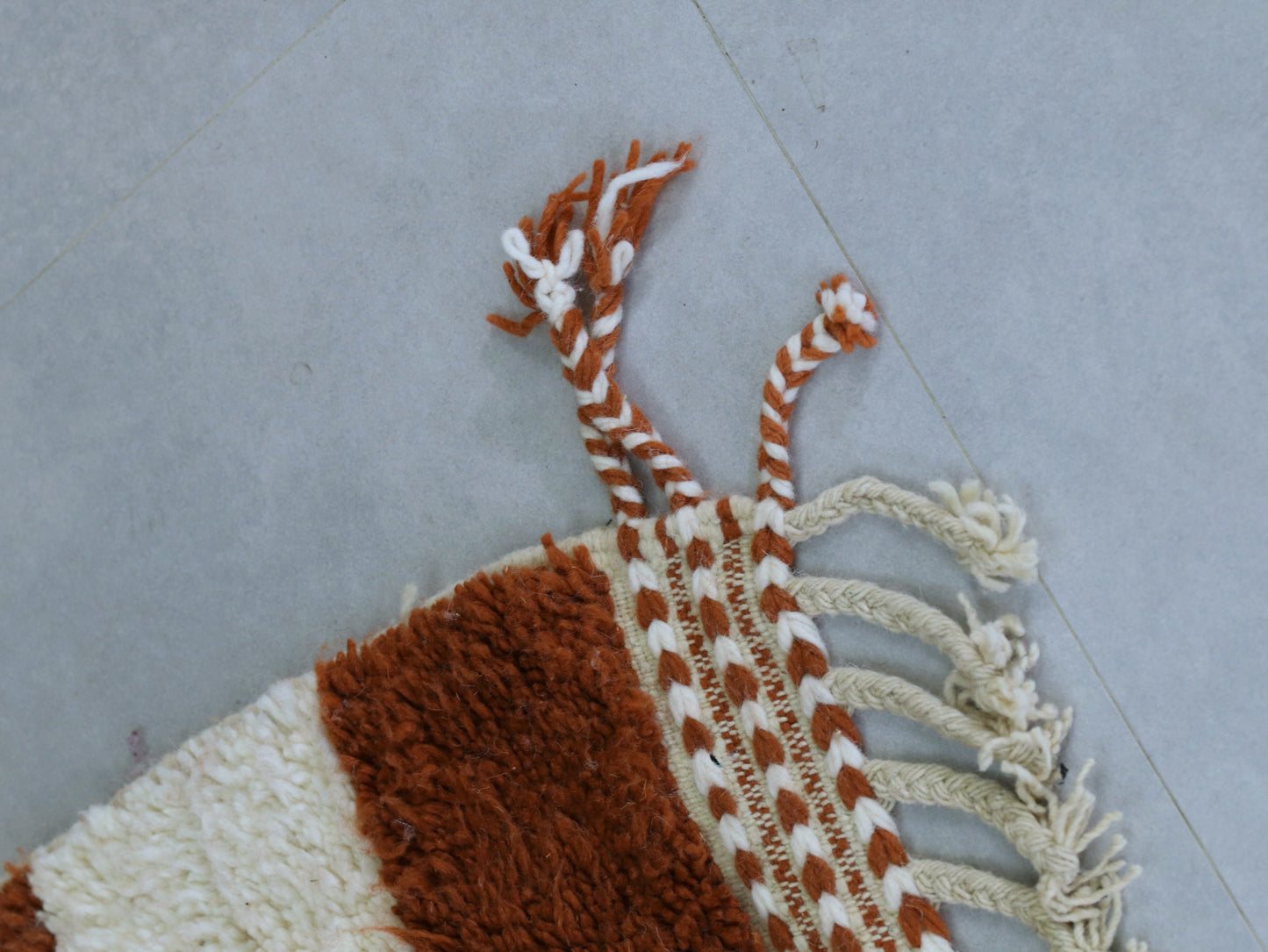 Checkered Moroccan Wool Rugl Rug 6x8 - A2