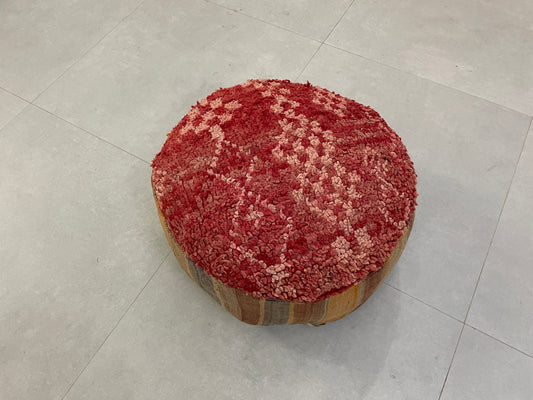 Round moroccan pouf cover - S35