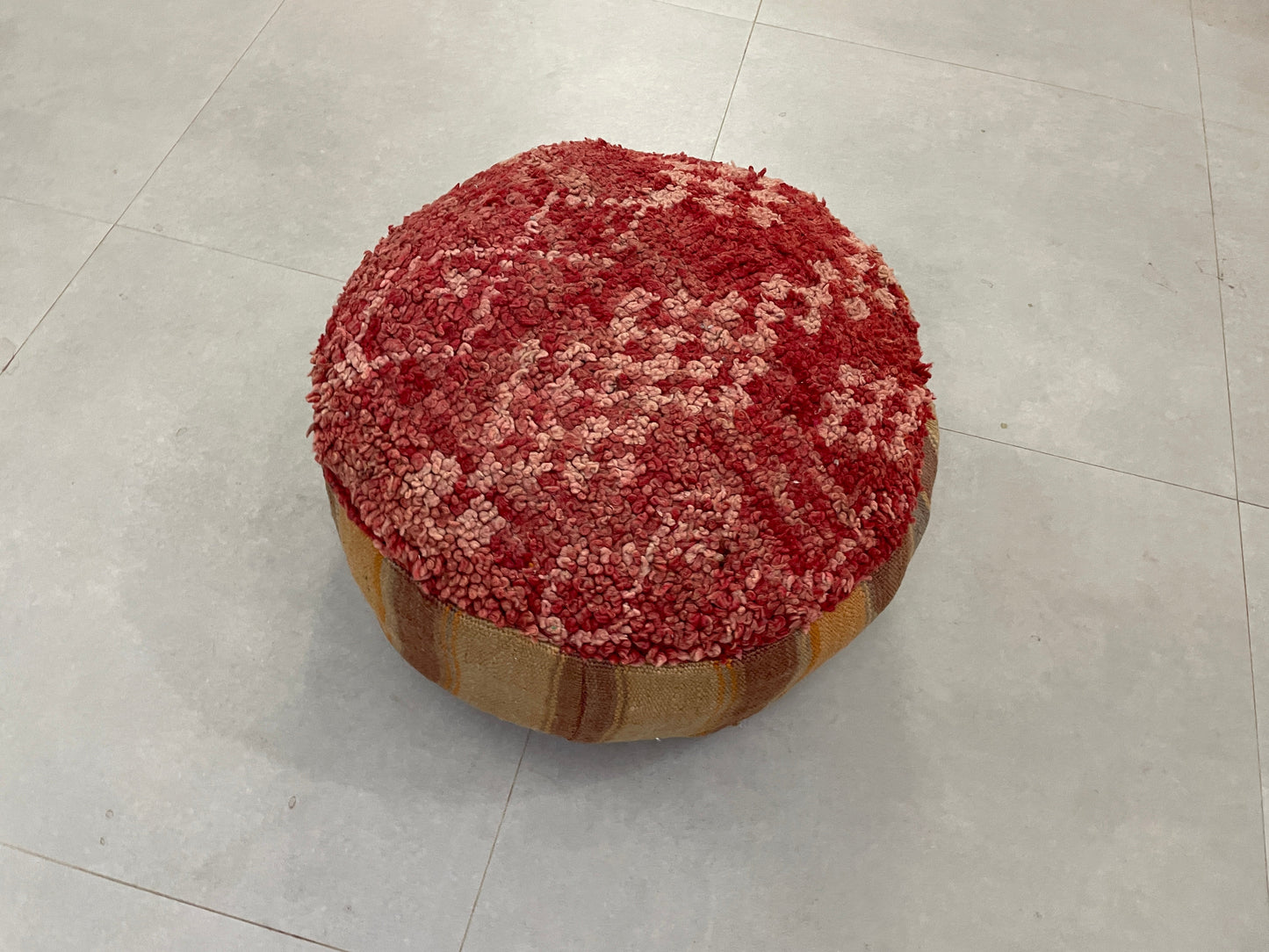 Round moroccan pouf cover - S35