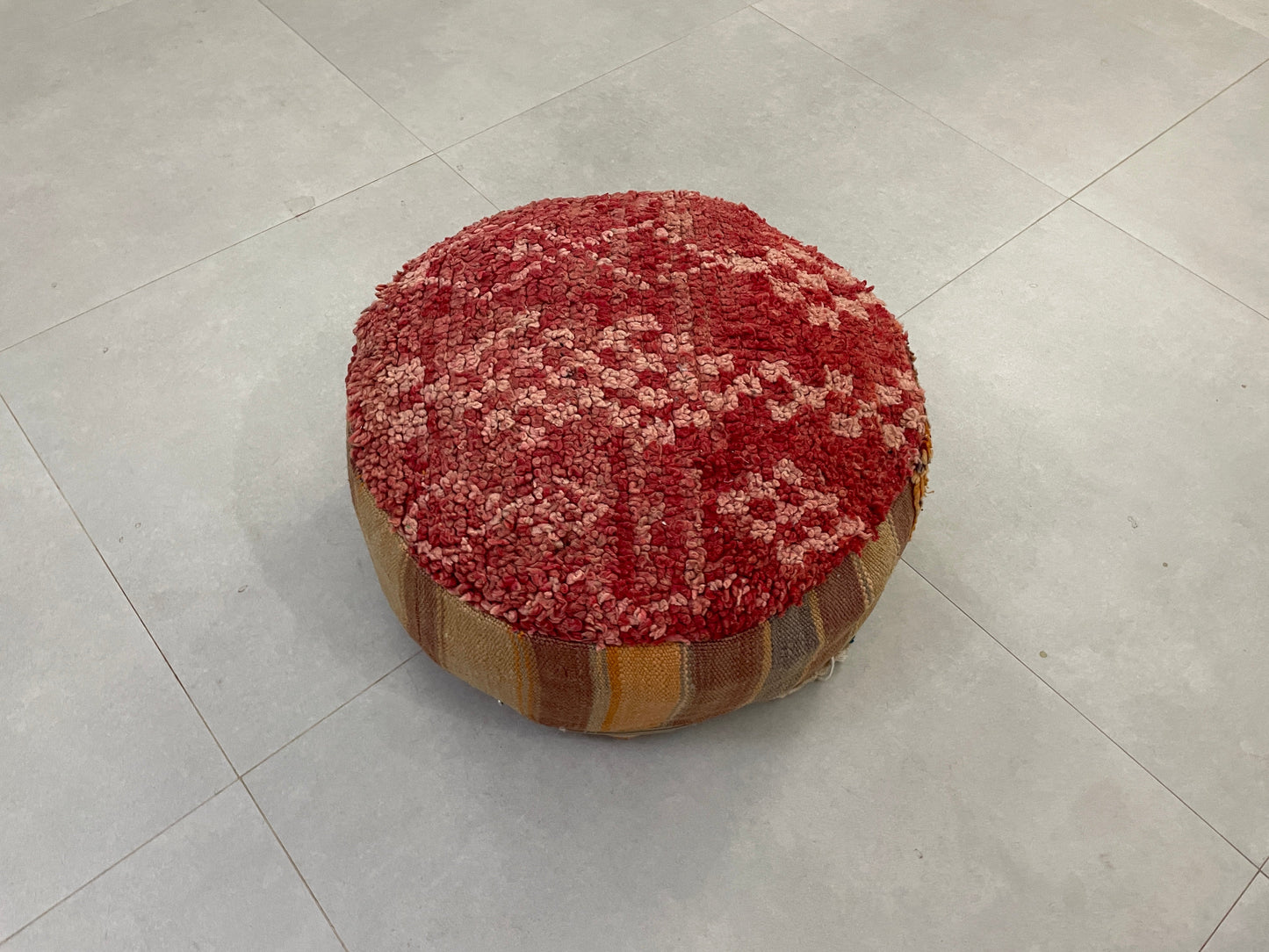 Round moroccan pouf cover - S35