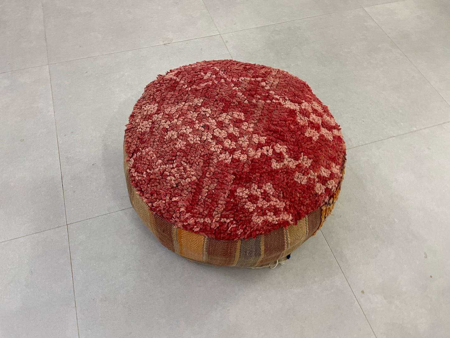 Round moroccan pouf cover - S35