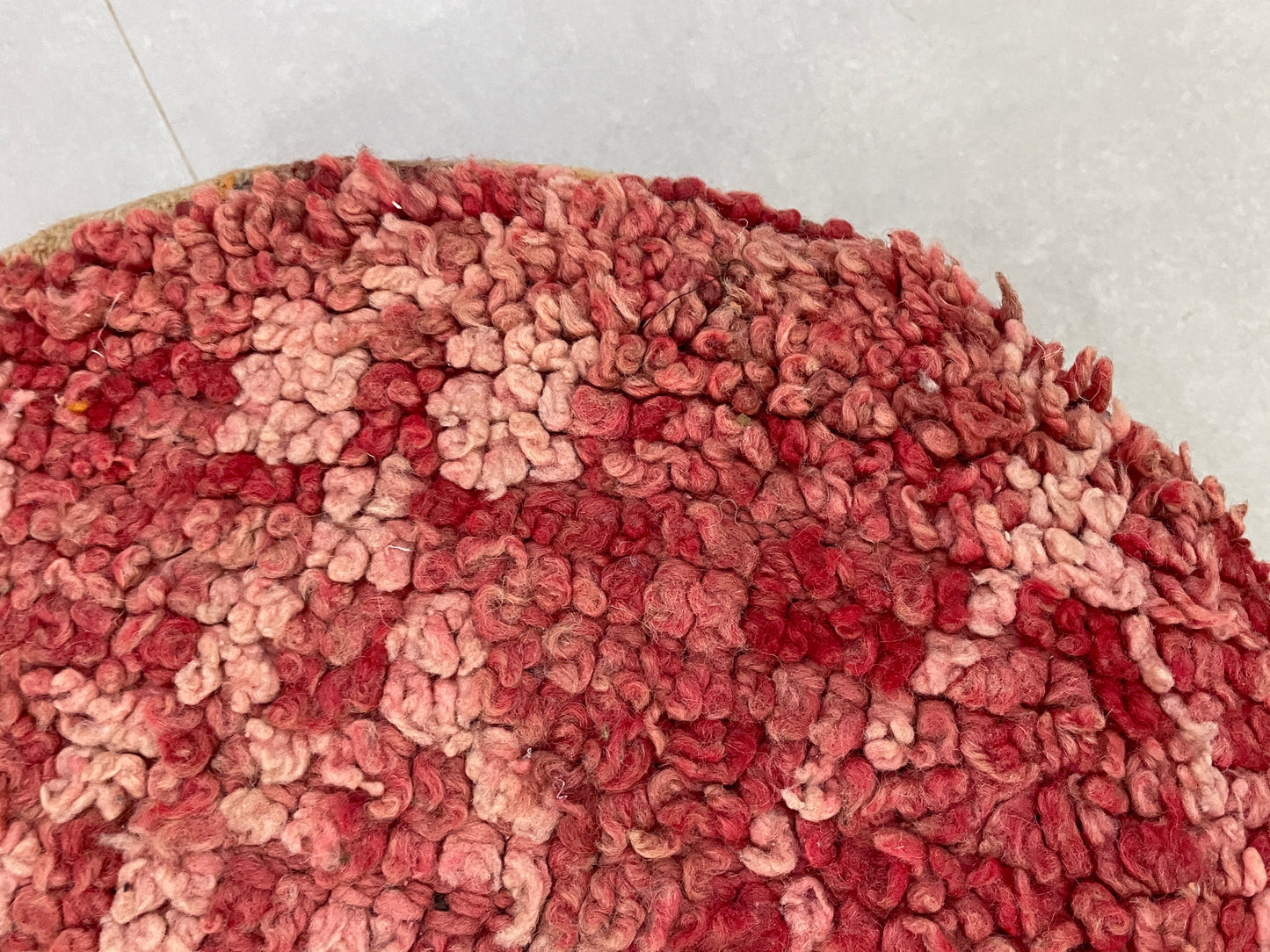 Round moroccan pouf cover - S35