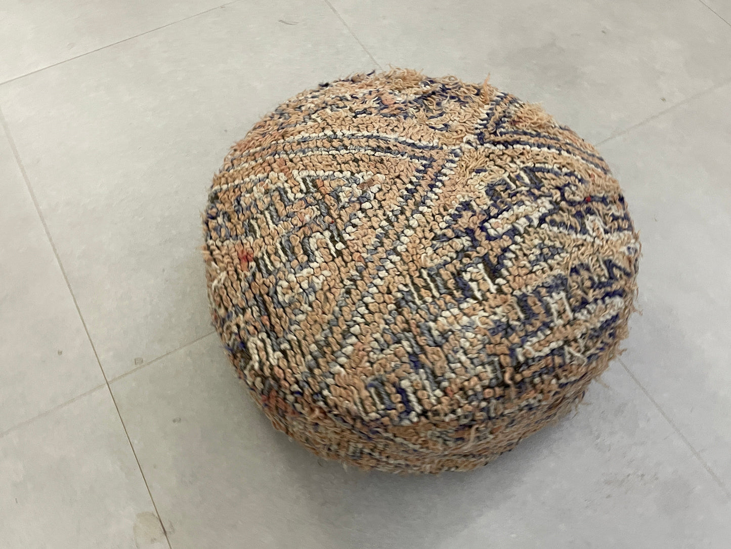 Round moroccan pouf cover - T60