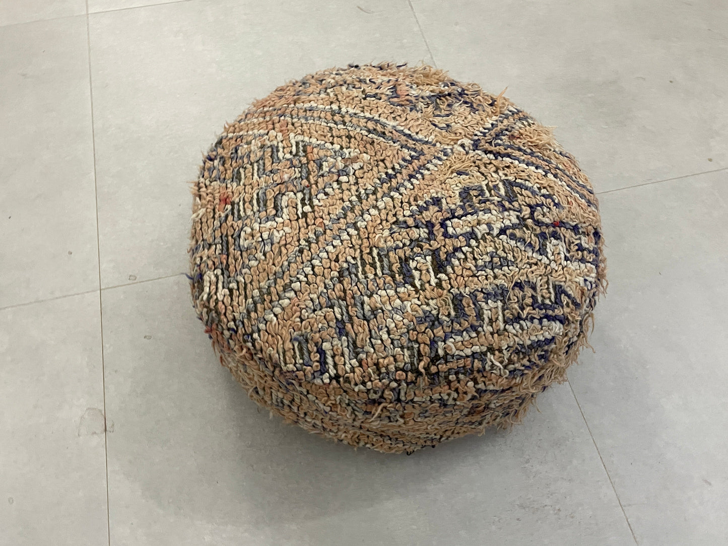 Round moroccan pouf cover - T60