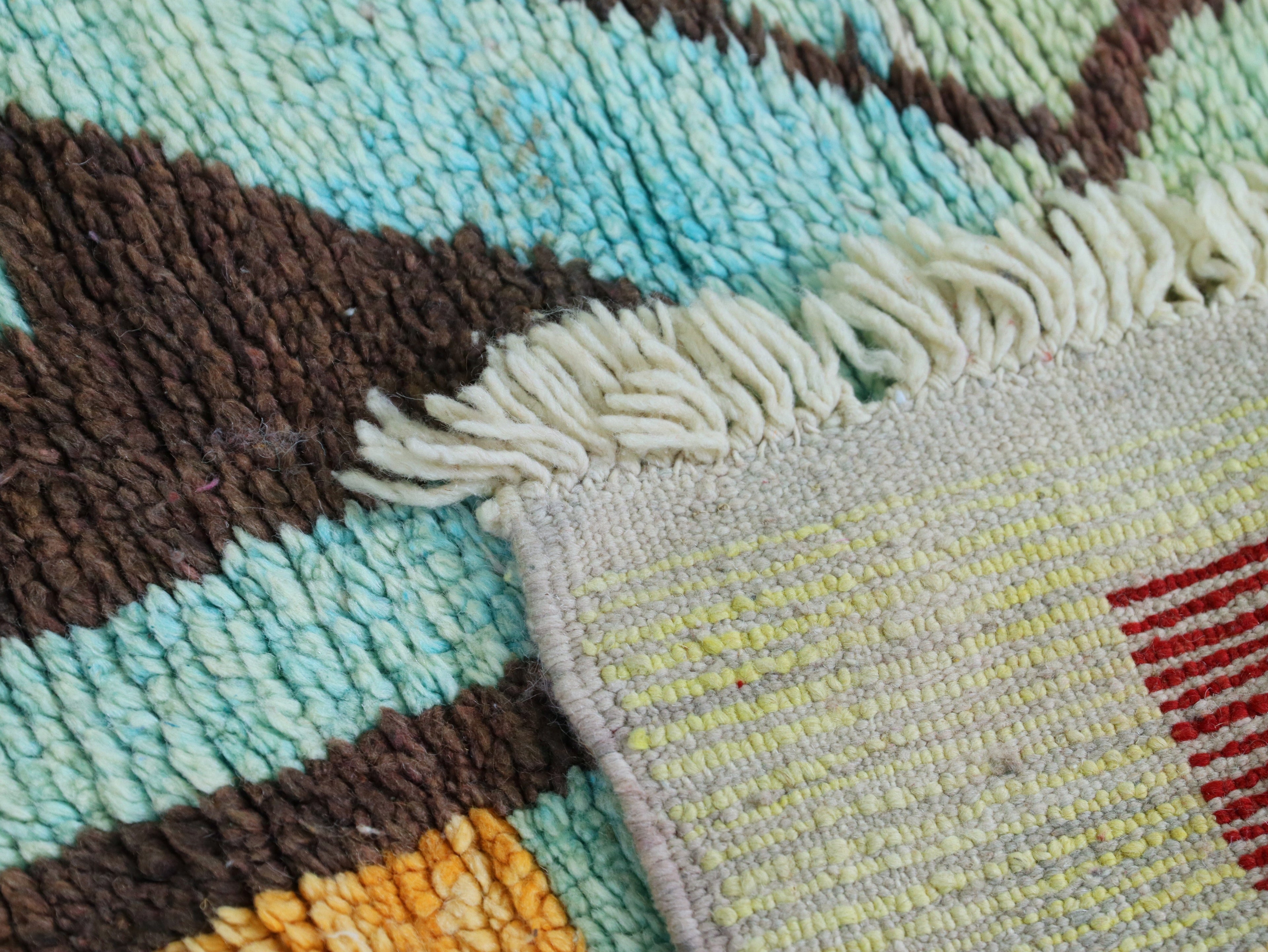 Runner moroccan rug 2x13 ft - A18