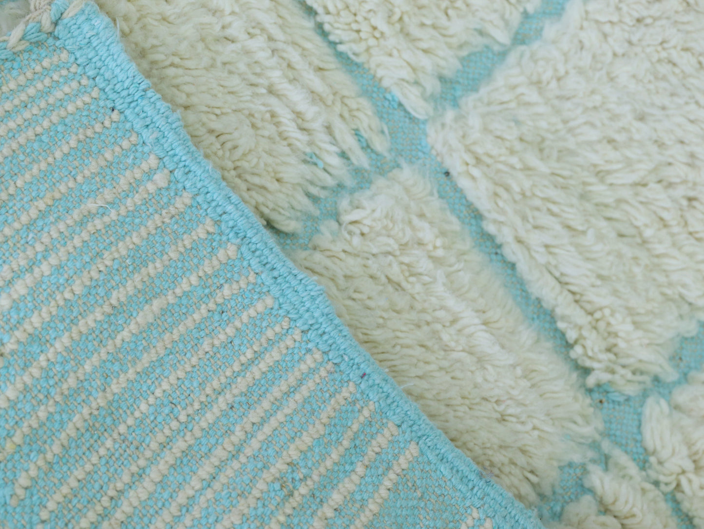 Beni ourain  moroccan rug 6x9 ft - A23